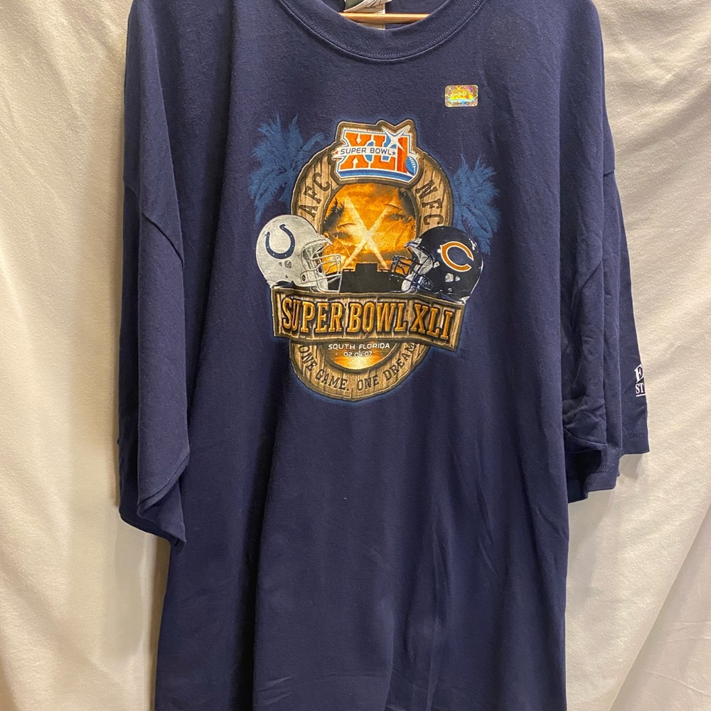 Super Bowl XLI Navy T-Shirt